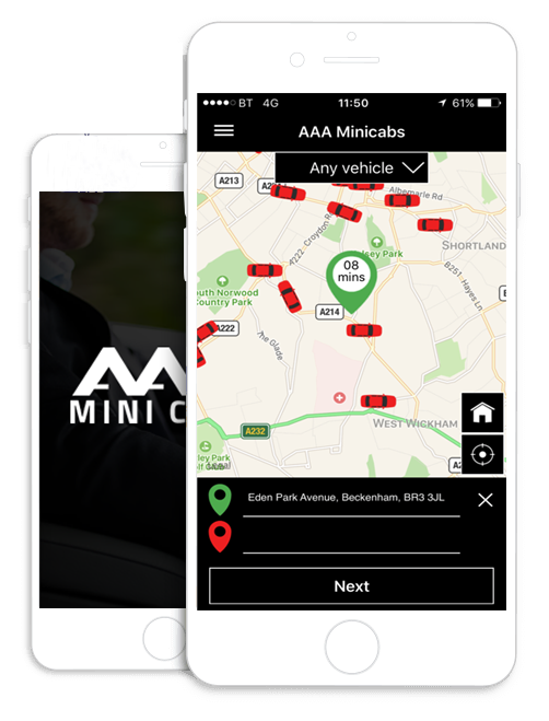 AAA Minicabs App